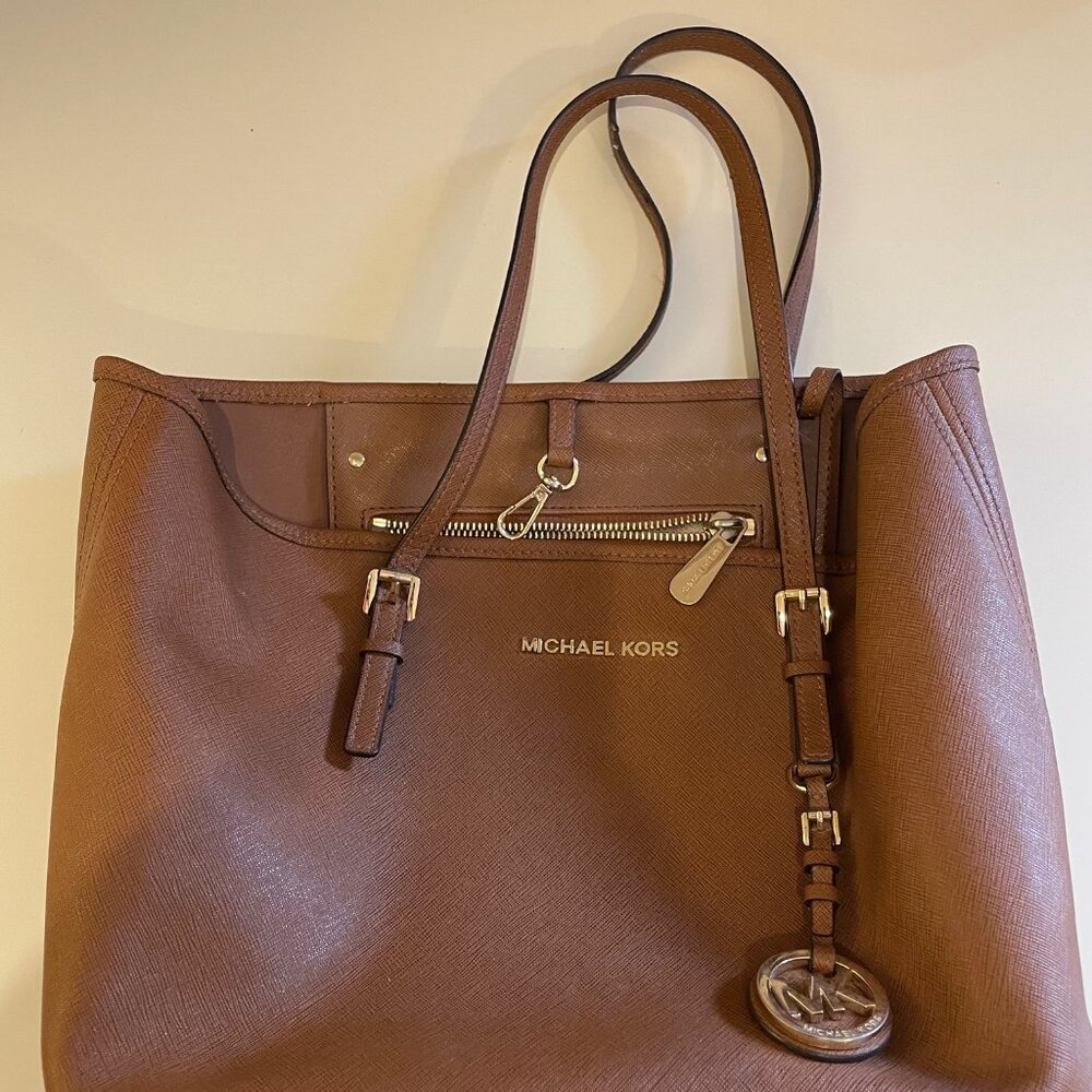 Michael Kors Leather Tote Bag / Purse